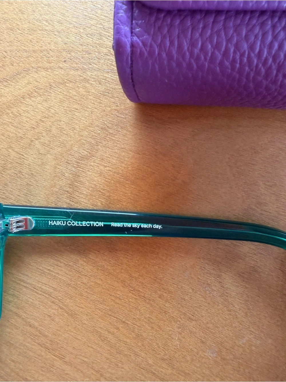 Kirk and Kirk Haiku Collection Green Square Sunglasses by